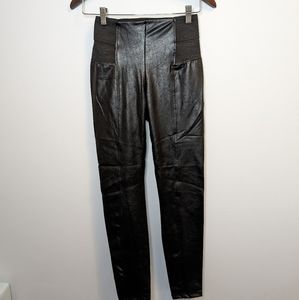 DYNAMITE XS Black Faux Leather Leggings